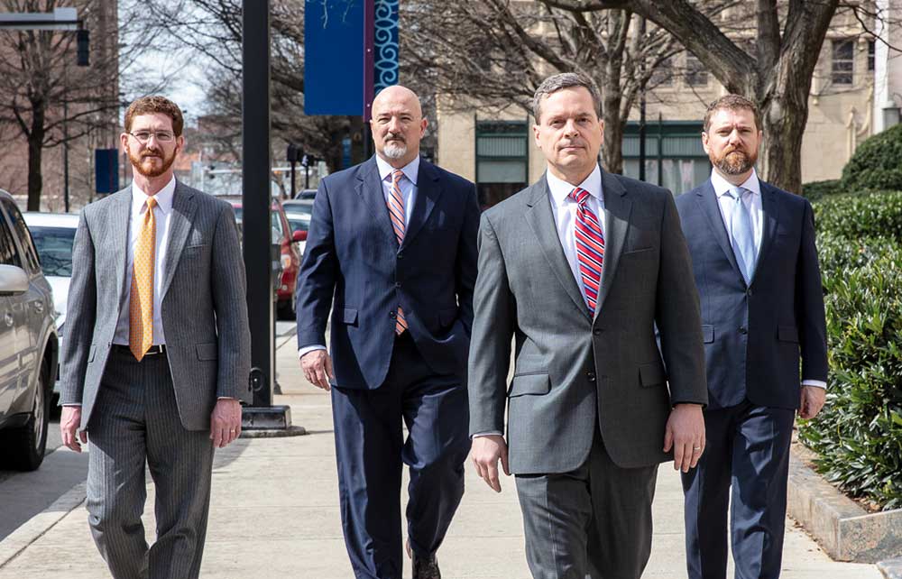 Jonathan Cooper leading his team in downtown Knoxville