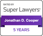 Jonathan Cooper | Five Years on Super Lawyers Milestone in 2025 | Knox Defense