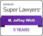 Jeffrey Whitt | Five Years on Super Lawyers Milestone in 2025 | Knox Defense