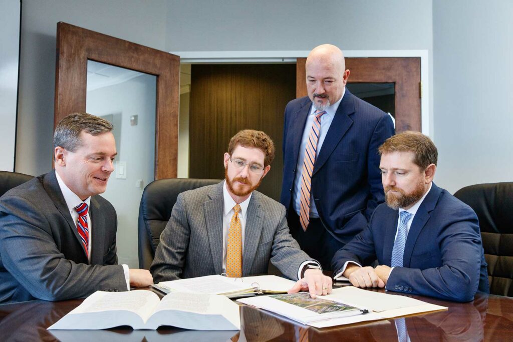 The Knox Defense Team in their offices in downtown Knoxville | Knoxville Criminal Defense Attorneys